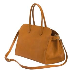 Claudia Firenze Genuine Italian Leather Large Tote Satchel Shoulder Bag